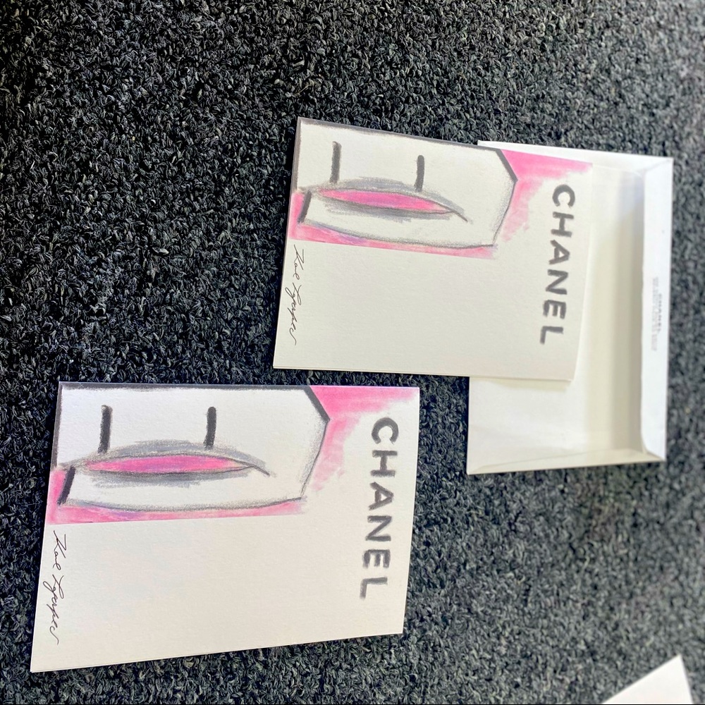 Blank Chanel cards with envelope. New. $15 EACH